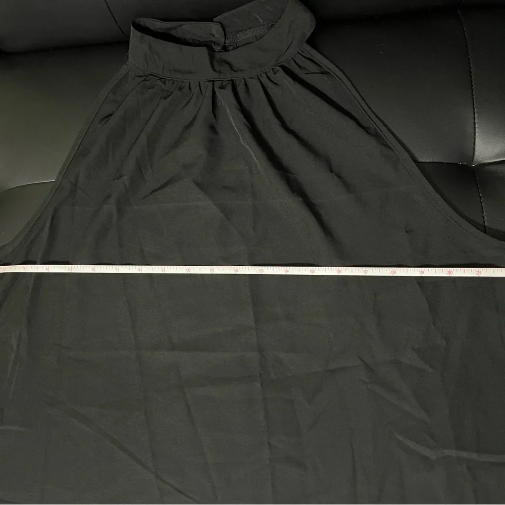 NWT 2 pc pants suit Floral Set Black and White Women's Pants with Black Top - Picture 3 of 7